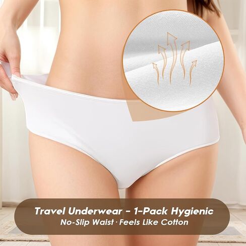 Disposable Underwear for Women Hygienic, Travel-Friendly, Eco-Friendly, Single-Use Underwear for Daily Use and Travel in Saudi Arabia