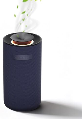 موزع روائح الزيوت العطرية بدون ماء من Aromabot، موزع رذاذ ذكي محمول بدون ماء للسيارة أو المنزل أو المكتب - أوضاع رذاذ مزدوجة، عملية تغليف قماش مريحة، بطارية قابلة لإعادة الشحن، ضوء LED in Kuwait