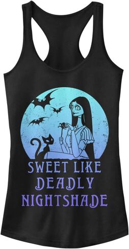Women's The Nightmare Before Christmas Halloween Sally Sweet Like Deadly Nightshade Racerback Tank Top in Saudi Arabia