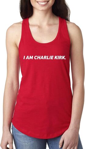 Freedom Charlie, God, Family, Patriotism, Red, White, and Blue, American Activist Ladies Racerback Tank Top in Saudi Arabia