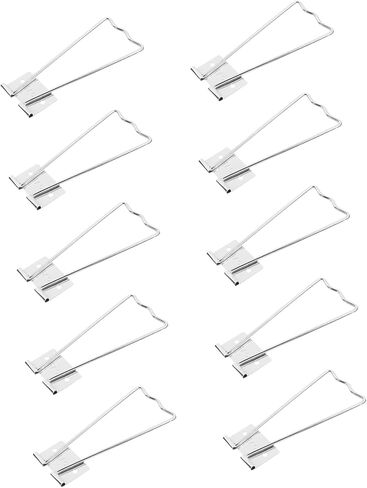 Cabilock 10pcs Iron Photo Frame Brackets Sturdy Picture Holders for Smooth Display Stand Non- Design for Pictures for Studios and Family Use in Saudi Arabia