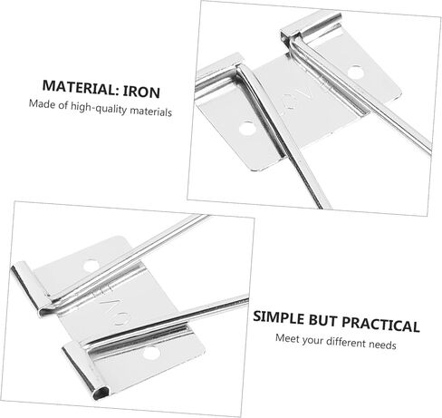 Cabilock 10pcs Iron Photo Frame Brackets Sturdy Picture Holders for Smooth Display Stand Non- Design for Pictures for Studios and Family Use in Saudi Arabia