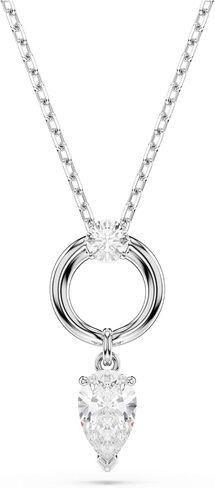 Swarovski Mesmera pendant, Pear cut, White, Rhodium plated in Saudi Arabia