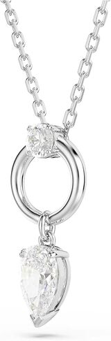 Swarovski Mesmera pendant, Pear cut, White, Rhodium plated in Saudi Arabia