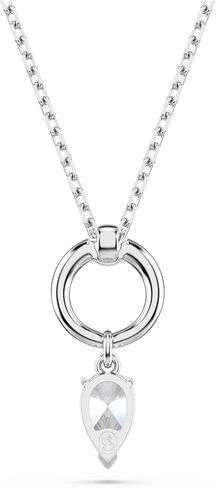 Swarovski Mesmera pendant, Pear cut, White, Rhodium plated in Saudi Arabia