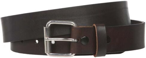 Big & Tall Oversize Snap on 1 1/2" Standard Plain Full Grain Leather Belt in Saudi Arabia