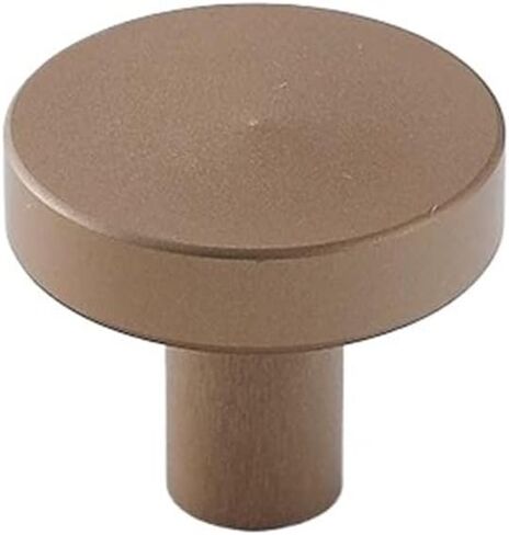 10 Single-Hole Drawer Pulls, Retro Round Door Handles, Home Decor, Practical Cabinets(Brushed Nickel) in Saudi Arabia