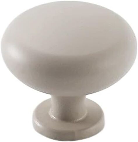 10 Single-Hole Drawer Pulls, Retro Round Door Handles, Home Decor, Practical Cabinets(Brushed Nickel) in Saudi Arabia