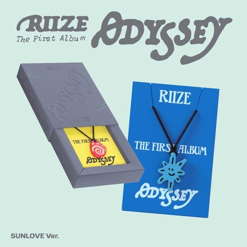 RIIZE - الألبوم الكامل الأول [ODYSSEY] إصدار SUNLOVE المحدود (إصدار 1EA عشوائي) حقيبة سيئة للخلف in Kuwait