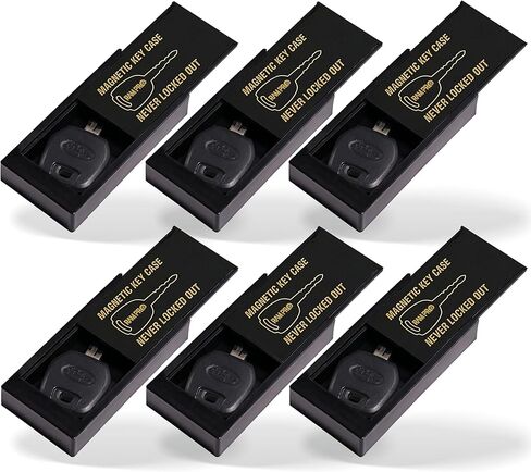 RamPro Hide A Key Magnetic Key Holder Under Car - So You Never Lock Out - Plastic Magnet Key Hider to Store a Spare Key for Your Home, Storage, Office, or Vehicle - 2 Pack in Saudi Arabia