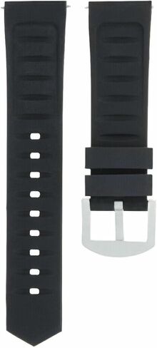 حزام Ewatchparts مطاطي 21 ملم متوافق مع تاغ هوير فورمولا 1 موديل WAH1110 CAH1110 أسود in Saudi Arabia