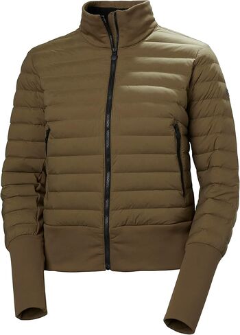 سترات Helly-Hansen Avanti Down Midlayer النسائية لملابس خارجية، 600 إطارًا في الثانية، قماش مطاطي، Rds Down، جيوب يدوية بسحاب in Saudi Arabia