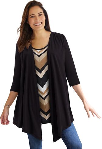 Woman Within Plus Size 7-Day Layered 2-In-1 Tunic in Saudi Arabia