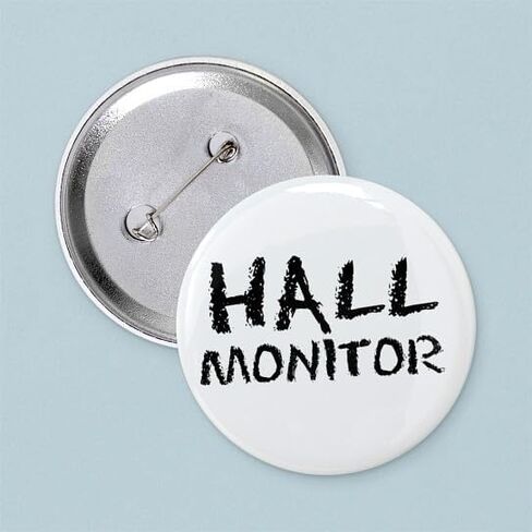 شاشة CafePress Hall، زر مدرسي مضحك، 2.25 بوصة، زر Pinback مستدير in Kuwait