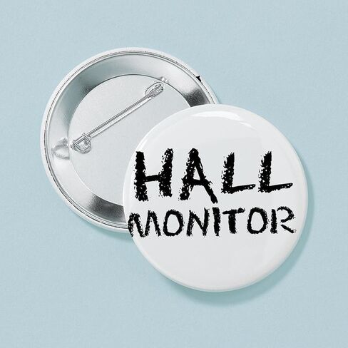 شاشة CafePress Hall، زر مدرسي مضحك، 2.25 بوصة، زر Pinback مستدير in Kuwait