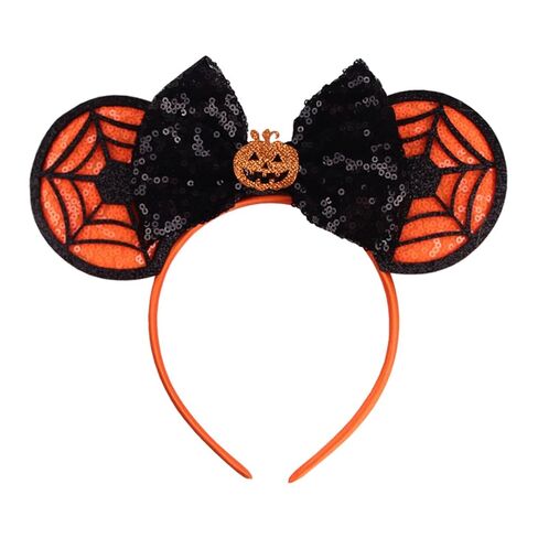 Kiddale Halloween Mouse Ear Headband for Women, Red Pirate Hat Bow Hair Hoop Headwear Headdress for Halloween Party Cosplay Decoration in Saudi Arabia