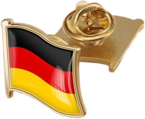 Germany flag resin lapel pin German badge brooch Flag shape in Saudi Arabia