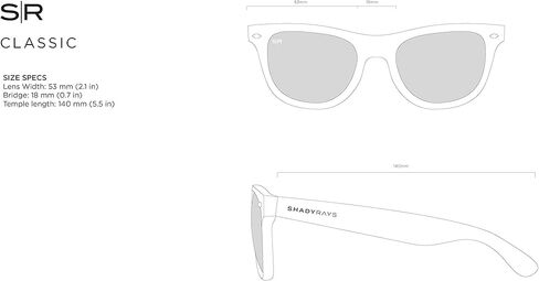 Shady Rays Classic Sunglasses | Classic Men's and Women's Sunglasses with Polarized Lens in Saudi Arabia