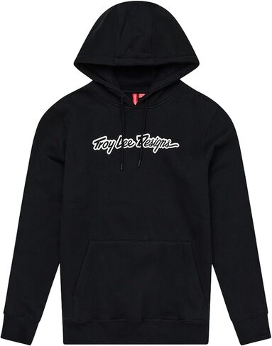 Troy Lee Designs Pullover Hoodie; Signature Black MD in Saudi Arabia