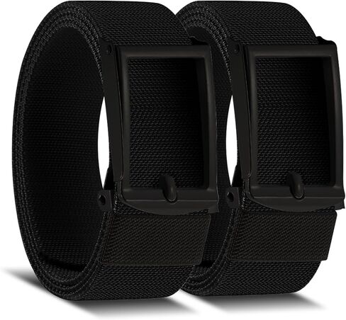 DOOPAI Stretch Canvas Belt for Men, Adjustable Elastic Holeless Web Belt for Casual, Golf, and Work, with Bottle Opener in Saudi Arabia