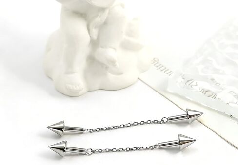 1PC G23 Titanium 5mm Ball/Conical Industrial Bar 14G Industrial Piercing Jewelry Industrial Barbell for Women Men Cartilage Helix Earring Length 30mm-34mm in Saudi Arabia