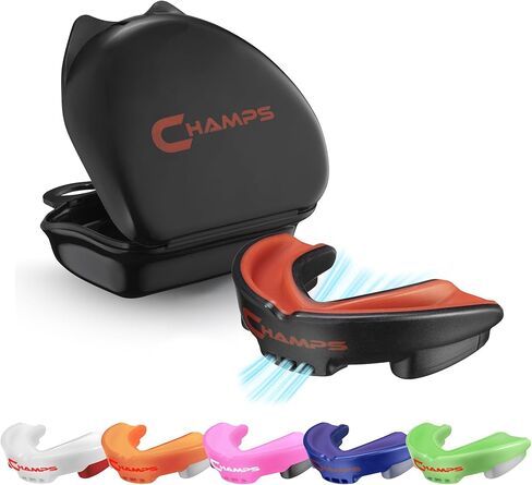 Breathable Mouthguard for Boxing, Jiu Jitsu, MMA, Muay Thai, Sports, and Wrestling. Easy Fit Boxing Mouthguard Super Tough MMA Mouthguard. Combat Sports Mouthpiece in Kuwait