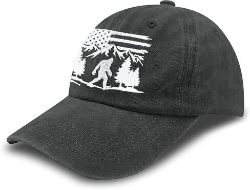 قبعة Sasquatch Bigfoot Believe Mountain Hat، قبعة بيسبول مضحكة ذات قدم كبيرة Sasquatch هدايا للرجال والنساء in Kuwait