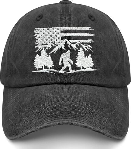 قبعة Sasquatch Bigfoot Believe Mountain Hat، قبعة بيسبول مضحكة ذات قدم كبيرة Sasquatch هدايا للرجال والنساء in Kuwait