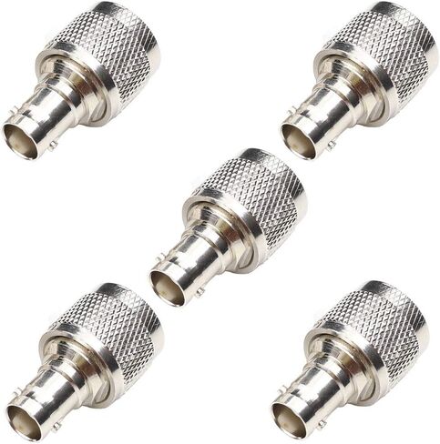 N Male to BNC Female Connector, N Type to BNC Adapter RF Coax Adapters Connectors for Radio Walkie Talkie 2 Packs in Saudi Arabia