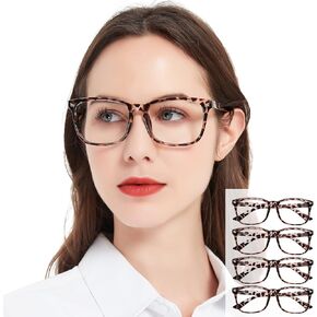 4 حزم الضوء الأزرق حجب نظارات القراءة النساء 1.0 1.25 1.5 1.75 2.0 2.25 2.5 2.75 3.0 3.5 4.0 5.0 6.0 in Kuwait