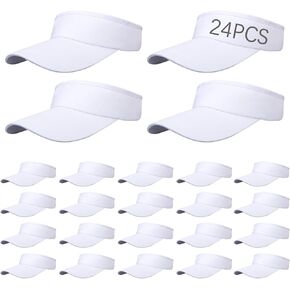 4 PCS Black Empty Top Hat Bulk Solid Color Blank Adjustable Sport Sun Visor Hats Athletic Visor Caps for Women and Men Summer Outdoor Anti Ultraviolet for Beach Golf Tennis Baseball in Kuwait