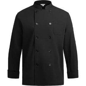 Saturn Men’s Chef Coat – Classic Tailored Long Sleeve Chef Jacket with Mesh Ventilation and Utility Pockets in Saudi Arabia