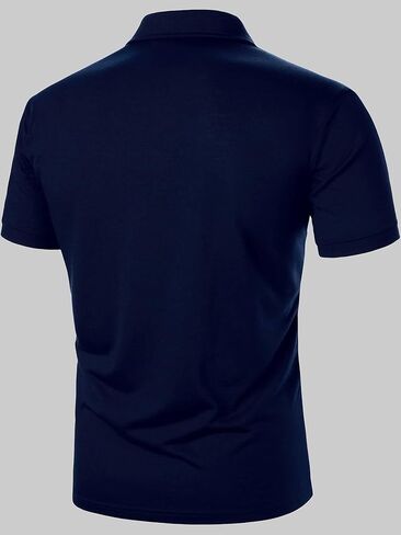 GUYOS mens Short Sleeve polo shirts with collar Men Contrast Panel Shirt in Saudi Arabia