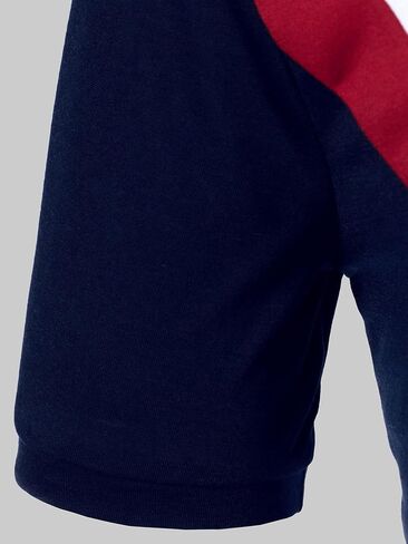 GUYOS mens Short Sleeve polo shirts with collar Men Contrast Panel Shirt in Saudi Arabia