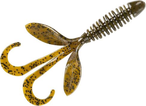 YUM Wooly Hawgtail and Hawgcraw Soft Plastic Creature Bait Fishing Lure - Excellent Bait for Flipping and Pitching, 7 per Pack in Saudi Arabia