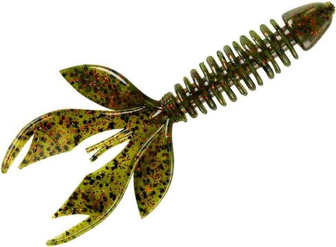 YUM Wooly Hawgtail and Hawgcraw Soft Plastic Creature Bait Fishing Lure - Excellent Bait for Flipping and Pitching, 7 per Pack in Saudi Arabia
