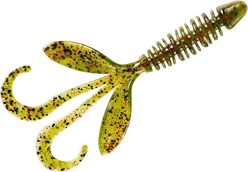 YUM Wooly Hawgtail and Hawgcraw Soft Plastic Creature Bait Fishing Lure - Excellent Bait for Flipping and Pitching, 7 per Pack in Saudi Arabia