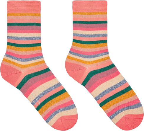 PS Paul Smith Women's 3-Pack Bright Stripe Socks, Swirl, One Size in Saudi Arabia