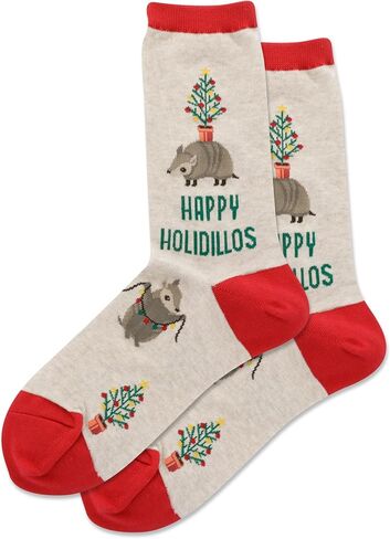 Hot Sox womens Winter Holiday Animal Crew Socks - 1 Pair Pack - Cute & Funny Gifts - Christmas and More in Saudi Arabia
