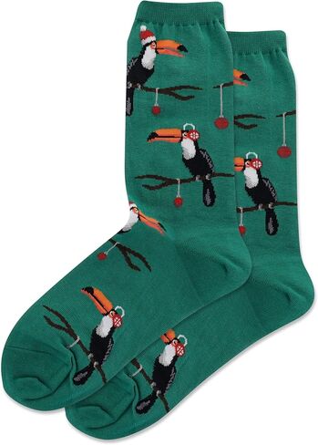 Hot Sox womens Winter Holiday Animal Crew Socks - 1 Pair Pack - Cute & Funny Gifts - Christmas and More in Saudi Arabia