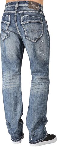 Level 7 Men's Slim Straight Premium Denim Jeans with Handcrafted Artisan Wash in Saudi Arabia