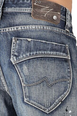Level 7 Men's Slim Straight Premium Denim Jeans with Handcrafted Artisan Wash in Saudi Arabia
