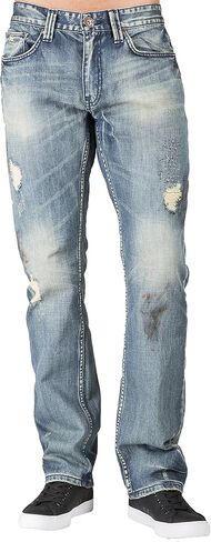 Level 7 Men's Slim Straight Premium Denim Jeans with Handcrafted Artisan Wash in Saudi Arabia