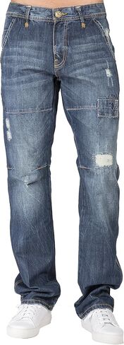 Level 7 Men's Slim Straight Premium Denim Jeans with Handcrafted Artisan Wash in Saudi Arabia
