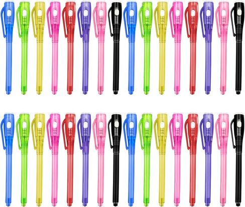 8 PCS Invisible Ink Pen Spy Pens for Kids, Magic Markers for 6-13 Year Old Boys Girls Fun Outdoor Toys, Birthday Christmas Gift for Girls Boys Party Favors Toys in Kuwait