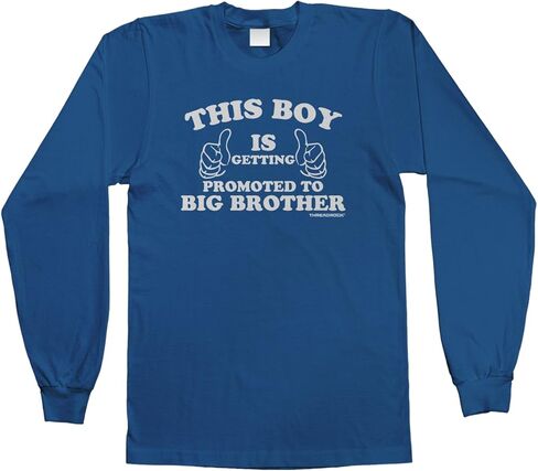 تي شيرت Threadrock Big Boys هذا الصبي يتم ترقيته إلى تي شيرت Big Brother Youth L/S in Kuwait