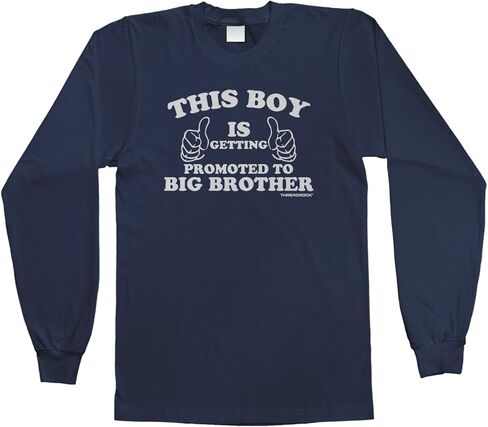 تي شيرت Threadrock Big Boys هذا الصبي يتم ترقيته إلى تي شيرت Big Brother Youth L/S in Kuwait