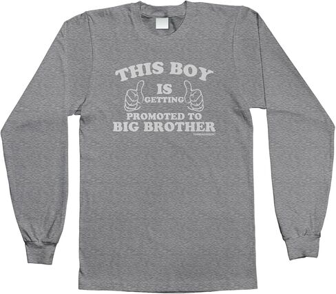 تي شيرت Threadrock Big Boys هذا الصبي يتم ترقيته إلى تي شيرت Big Brother Youth L/S in Kuwait