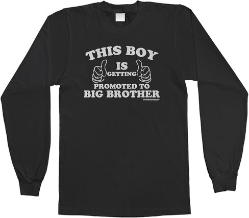 تي شيرت Threadrock Big Boys هذا الصبي يتم ترقيته إلى تي شيرت Big Brother Youth L/S in Kuwait