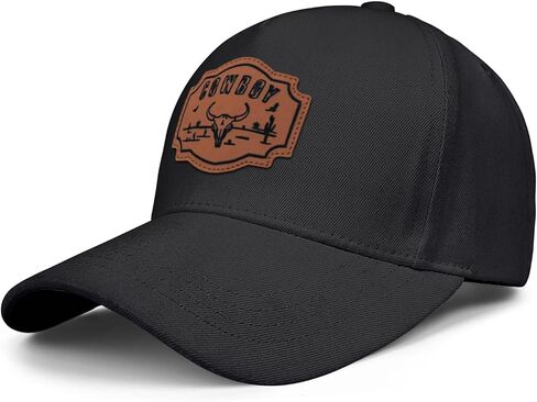 Vintage Cowboy Leather Hat for Men Women,Western Cowgirl Retro Print Hats,Unisex Adjustable Snapback,Funny Cow Cap in Saudi Arabia
